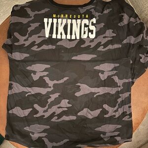 Minnesota Vikings Camouflage Long Sleeve Tee